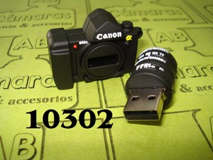 MEMORIA USB 8GB TIPO CÁMARA CANON 10302