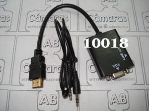 CONVERTIDOR DE HDMI A VGA CON AUDIO 10018