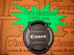 TAPA OBJETIVO CANON 52mm 10392